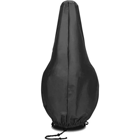 122x21/61cm Round Fire Pit Waterproof Cover Outdoor Fire Pit Cover Grill Cover BBQ Protective Cover with Drawstring for Outdoor MUMU
