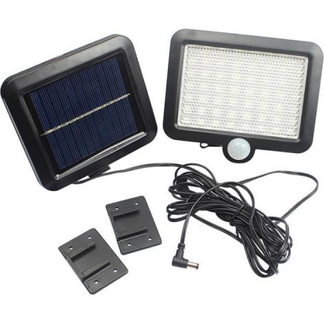 Lampe Solaire - 56 LED - Détecteur De Mouvement PIR - Pour Éclairage Extérieur Murale - 1 Pièce (1/4)