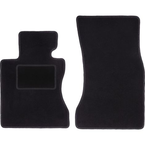 Alfombrillas delanteras para BMW 5 E61 familiar, touring (2003-2010) negras (1/5)