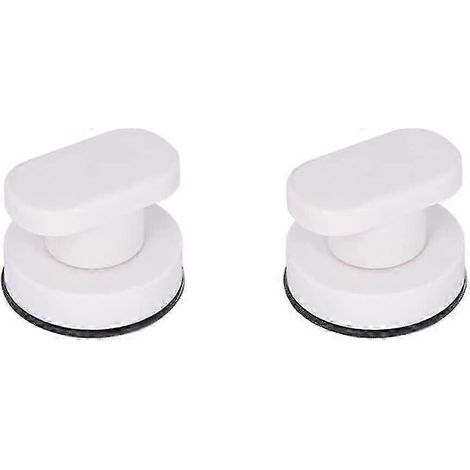 Poignées de porte portables avec ventouses puissantes - Blanc, lot de 2 (1/5)