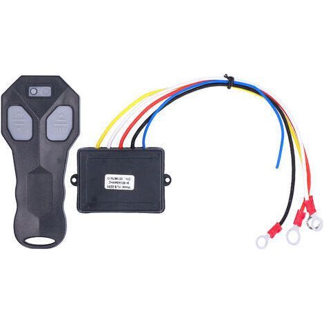 Télécommande de treuil électrique sans fil 12 V de remplacement pour véhicules tout-terrain Jeep SUV ATV (1/5)