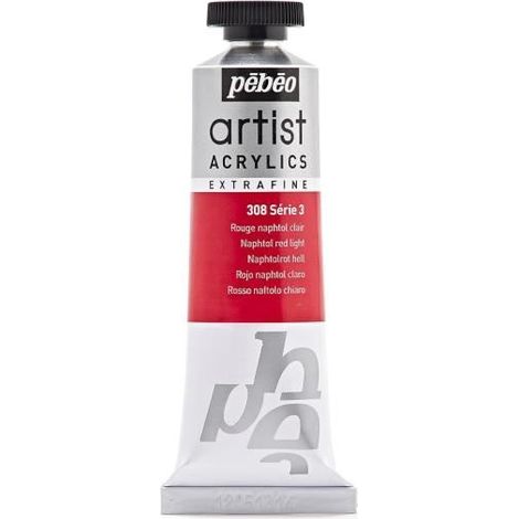 Peinture - PEBEO - Artist Acrylics - 37 ml - Bleu tirant sur le jaune - Finition brillante