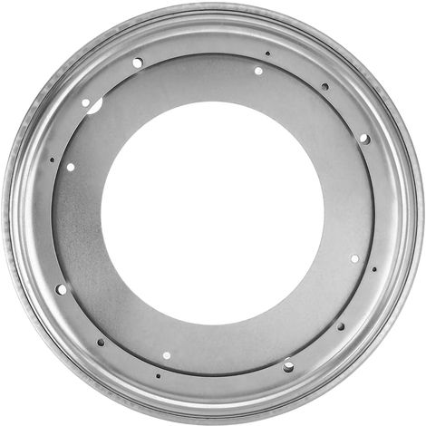 Plateau tournant rond galvanisé de 30 cm (12 pouces) pour table de présentation de cuisine (1/5)