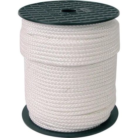 Corderie Tournonaises Cavo di drizza bianco 5 mm 100 m