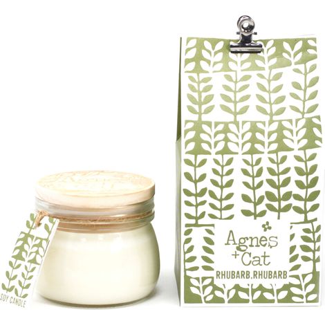 Petite bougie en pot Kilner - Rhubarbe Rhubarbe- Vendu par 1