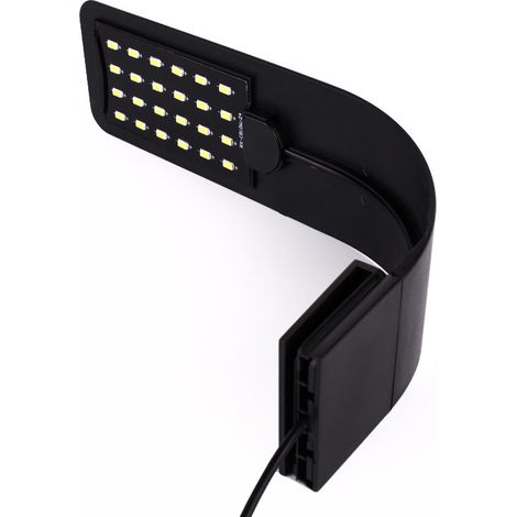 Lntyq Aquarium Licht LED Lampe Weiß und Blau Nano Clip Beleuchtung für Fische Pflanzen 23-50cm (1/5)