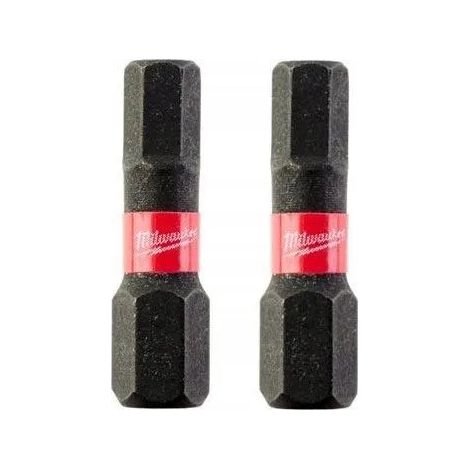 Punte avvitatore Milwaukee shockwave hex 5x25mm 2 pezzi