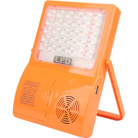 Panneau lumineux multifonctionnel sans fil BT Sound Light, rechargeable à l'énergie solaire et avec éclairage intégré. (1/5)