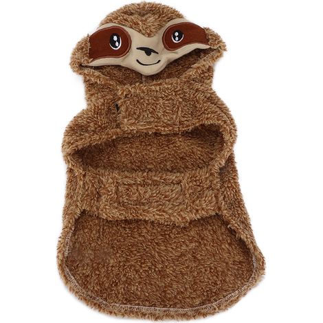 Costume de chien à capuche, mignon, drôle et chaud, avec chapeau, pour petits et moyens chiens, idéal pour Halloween, Noël et les déguisements. (1/5)