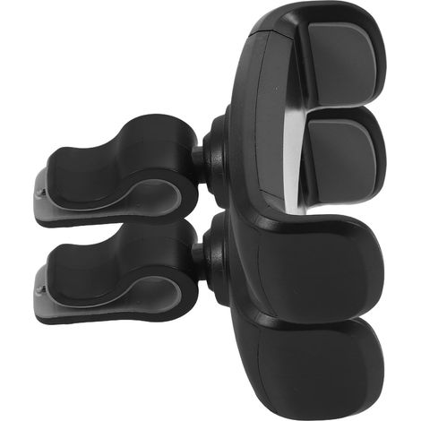 Support de Téléphone Voiture 2pcs pour Tableau de Bord et Aération, Plastique Noir, Rotation 360°, Compatible Large, pour Voyage et Conduite Sûre (1/5)