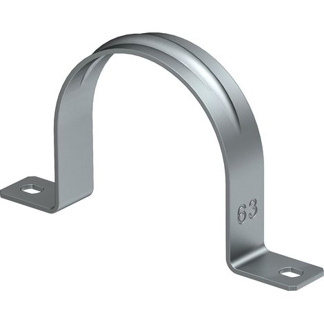 OBO Bettermann Befestigungsschelle zweilappig 20mm Aluminium, 100 Stück, 1017837