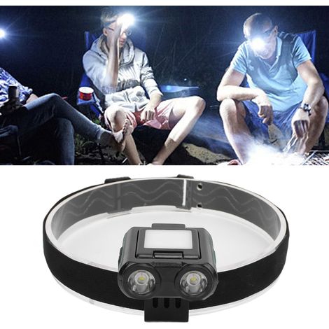 Lampe frontale LED à détecteur de mouvement pour l'extérieur, la pêche, le camping et la randonnée.,DUBUNS (1/5)