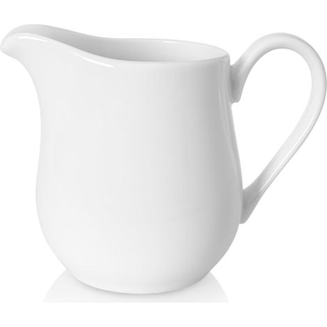 Elegante Porzellan-Milchkanne 200 ml Weiß Spülmaschinenfest Felicia Duka (1/5)