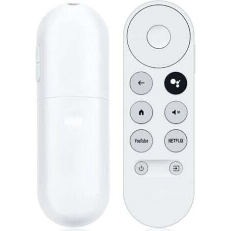Bluetooth IR Voice Remote for Google Chromecast TV 2020 4K Snow G9N9N Replacement Google Remote with Netflix and Youtube Buttons (remote only)