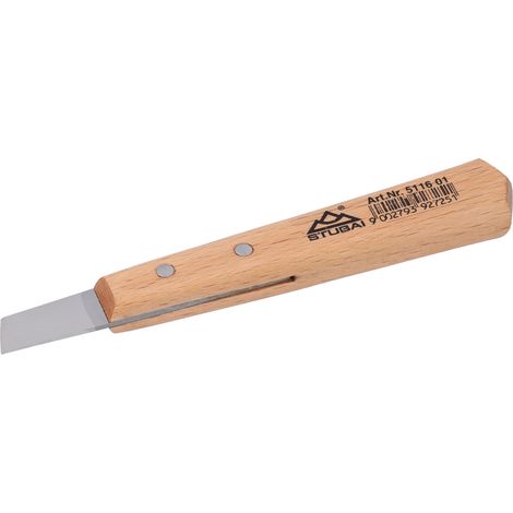 STUBAI 511601 Kerbschnitzmesser Bildhauermesser vorne schräg - für Bildhauer (1/5)