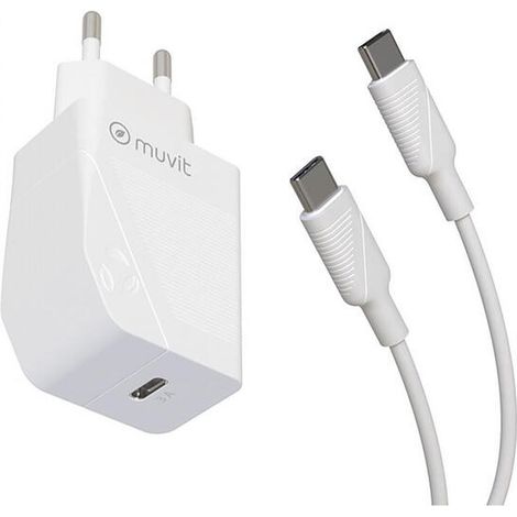 Cargador de Pared Muvit MCPAK0044 20 W Blanco (1/4)
