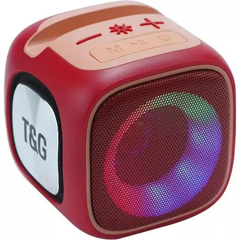 Enceinte Bluetooth sans fil, compatible avec les interfaces carte TF, USB et AUX, appels mains libres TWS.
