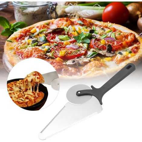 Professionelles, multifunktionales Gebäck- und Pizzarad aus Edelstahl mit Spatelfunktion (1/5)
