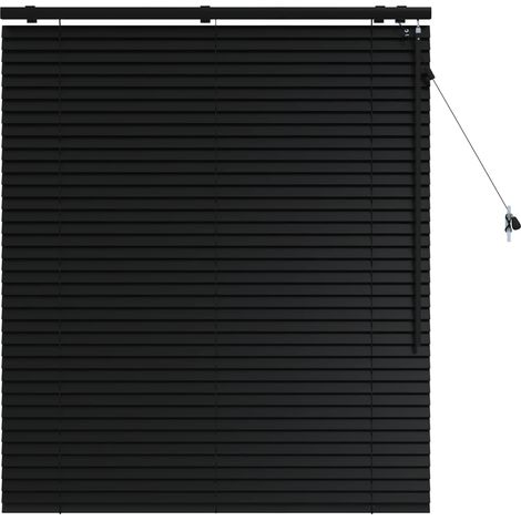 Persiana Veneciana Negro 100 x 130 cm 35 mm vidaXL