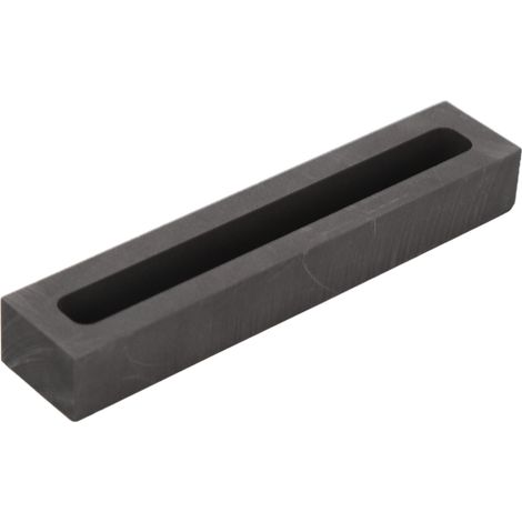 Moule à lingot 9cm, graphite pur pour fondre or argent, outil de coulée, moule de raffinage, fabrication artisanale, moule métal précieux, moule 3.5 pouces. (1/5)