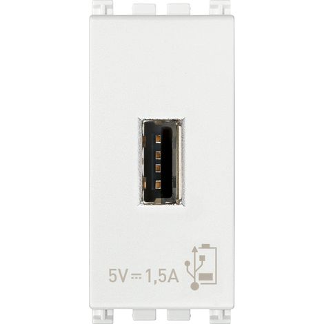 VIMAR – 19292.B USB-Netzteil 5V 1,5A 1M Weiß