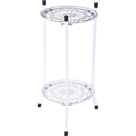 Schmiedeeisen Blumentopf Rack Pflanzständer Blumenkernhalter