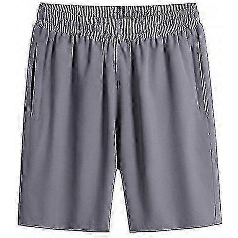 Short Homme Sport Été Taille Élastique - Pantacourt Léger à Entrejambe Profond, Poches Latérales, Coupe Décontractée (1/5)