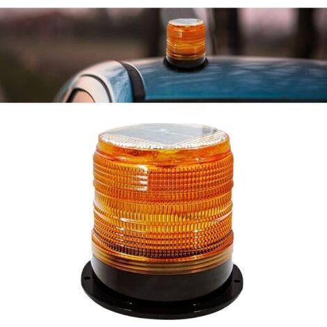 ALLIANDISF LED-Warnleuchte, blinkendes oranges Stroboskoplicht, blinkende magnetische Warnleuchte für Pkw, Anhänger, Wohnmobil, SUV, 300 A (1/5)