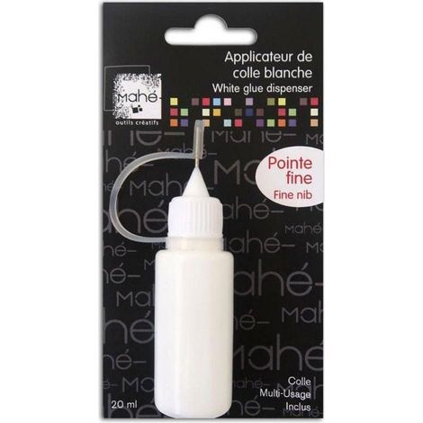 Tube de colle blanche pointe fine - 20 ml