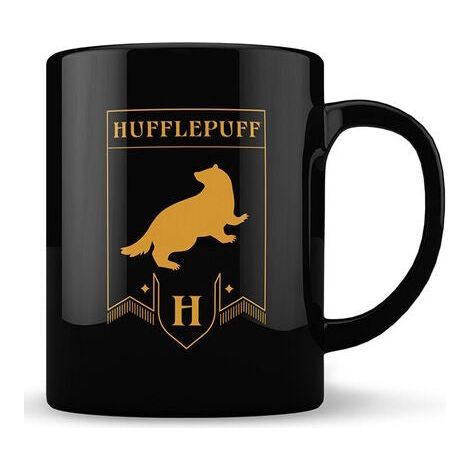 Taza premium de Hufflepuff cer mica capacidad de 325 ml