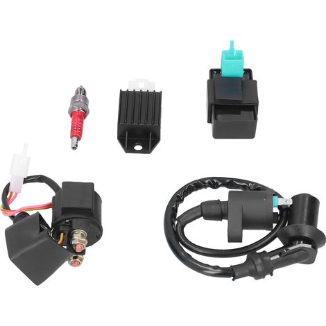 CDI-Zündanlage (Zündspule, Magnetventil, Spannungsregler) für 50ccm, 70ccm, 90ccm, 110ccm und 125ccm Offroad-Quads/Motorräder. (1/5)
