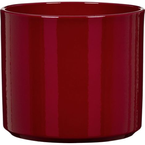 Scheurich Übertopf Serie 631 Intense Red Keramik Ø 14 x 13 cm rot Topf