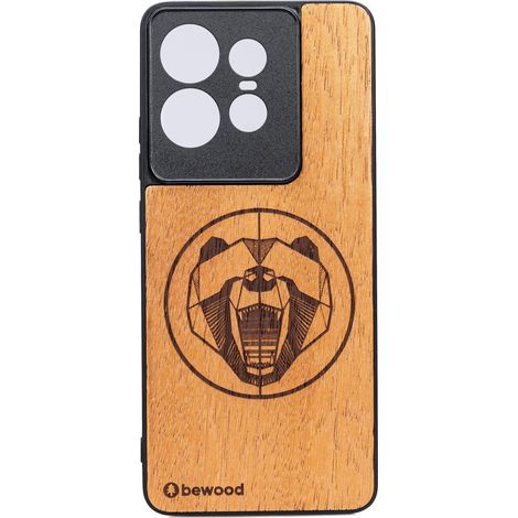 Bewood Holzhülle für Motorola Edge 50 Pro MERBAU BEAR (1/2)
