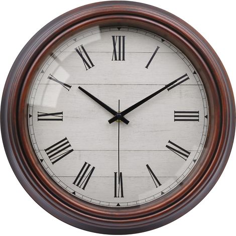 Horloge Murale Silencieuse 30cm, Pendule Chiffres Romains Cuisine (1/5)