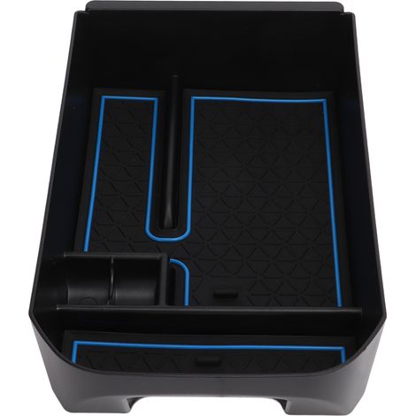 Console centrale RAV4 2019-2021, organiseur de rangement pour accoudoir, insert de coffre bleu, boîte de rangement intérieure, accessoire voiture. (1/5)