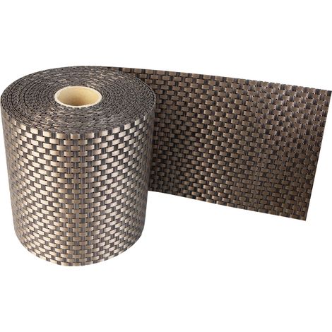 Windhager Sichtschutzstreifen Darby 19 cm x 21 m, goldbraun Balkonblende