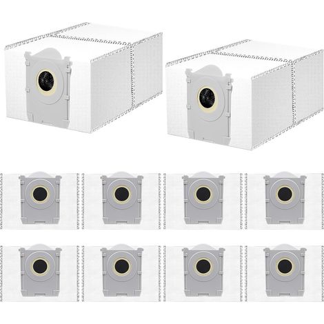 10 Pcs Sac à Poussière pour Aspirateurs, Sac Aspirateur pour Ecovacs X8 Pro Accessoires, Sacs de Rechange (1/5)