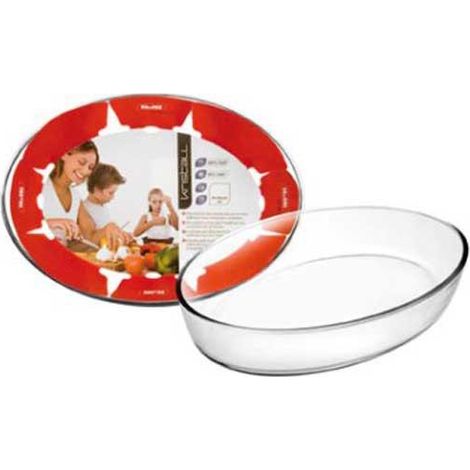 ibili Kristall ovales Kochgeschirr transparent 40 cm