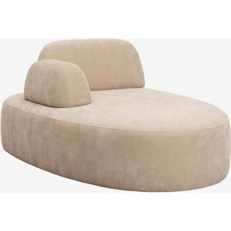 Modulo chaise longue sinistro con bracciolo per divano modulare imbottito Giorgia SKLUM