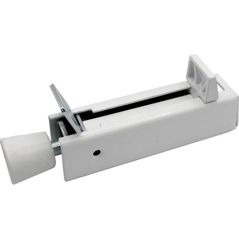 Cale-porte à pédale pour porte lourde 60kg verni blanc - IBFM - 238