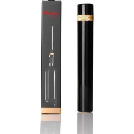 Tire Bouchon Portable Poche Pompe à air Ouvre Bouteille de Vin Or (1/5)