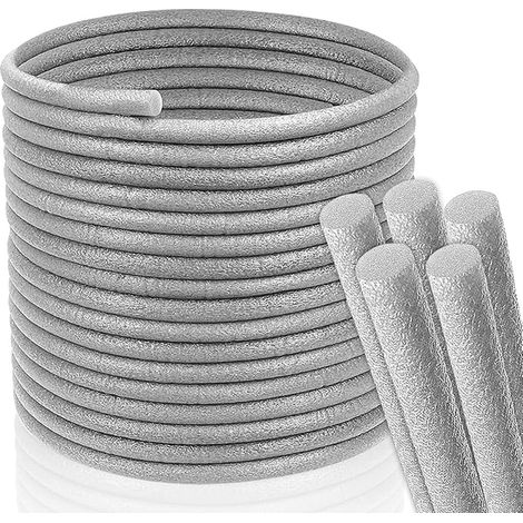 Foam O-Ring Bottom for Thermal and Sound Insulation Round Polyethylene Sealing Cord for Windows, Terraces, Thresholds and Doors Diameter 20 mm x 12 m (1/5)