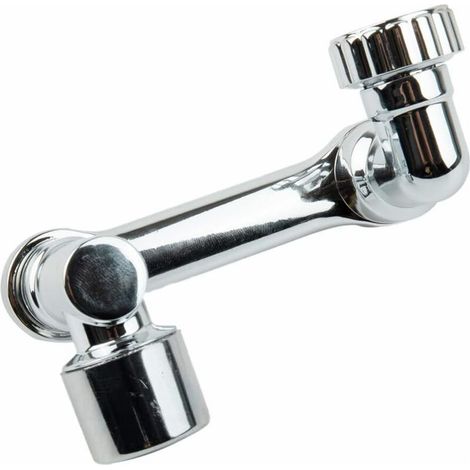 Rallonge de robinet pivotante, bras mécanique rotatif à 1080 °, buse d'eau anti-éclaboussures-Crezuo (1/3)