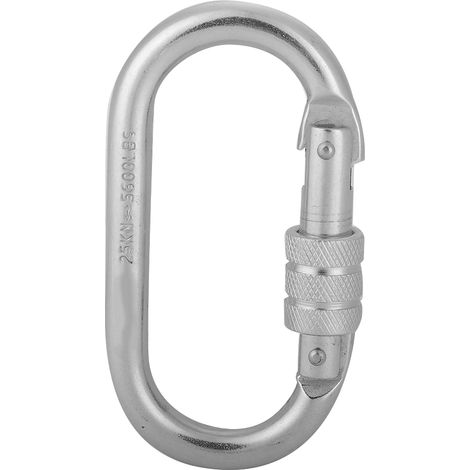 Vielseitiger Outdoor-Karabiner für Klettern, Sicherheit und Überleben, mit robustem Sicherungsring