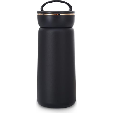 Bouteille d'eau isolée en acier inoxydable Fiole à vide Tasse de voyage Tasse à café 13 oz (1/2)