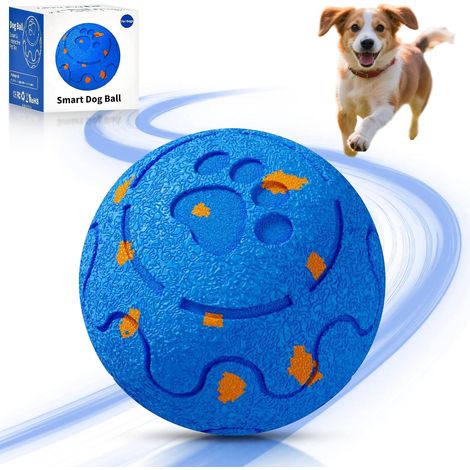 Balle interactive pour chien - Jouet interactif pour chien - Jouet intelligent interactif pour chien - 3 modes - Pour tous les chiens - Bleu (1/5)