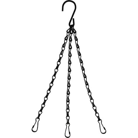 Chaîne de suspension réglable pour paniers suspendus en rotin et métal, rechange, support à 3 pieds (1/5)