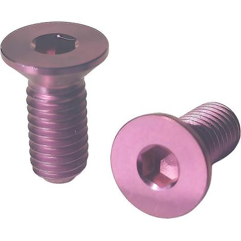 Vis porte-bidon de vélo en titane M5 x 12 mm (photo couleur) (1/5)