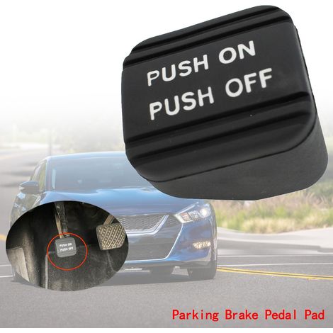 Couvre-pédale de frein à main en caoutchouc noir pour Nissan Quest, Maxima, Altima, Titan, Rogue, Pathfinder, Armada, Leaf 465313ta0a - Pédales (1/5)