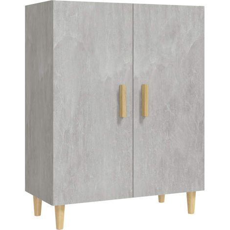 Maison Exclusive - Credenza Grigio Cemento 70x34x90 cm in Legno Multistrato (1/5)